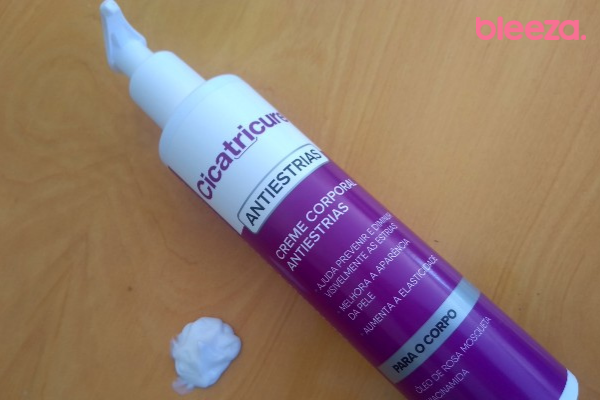 Embalagem creme cicatricure antiestrias